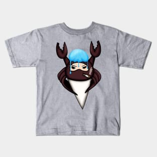 Snow Cone Spy Crab Cherry Kids T-Shirt